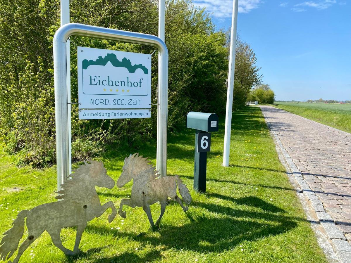 Ferienwohnung Eichenhof I Grothusenkoog Exterior foto